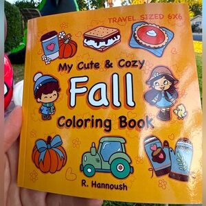 Fall Autumn Bold and Simple Coloring Book! My Design.